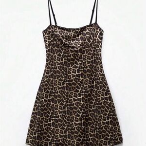 Leopard Print Mini Dress